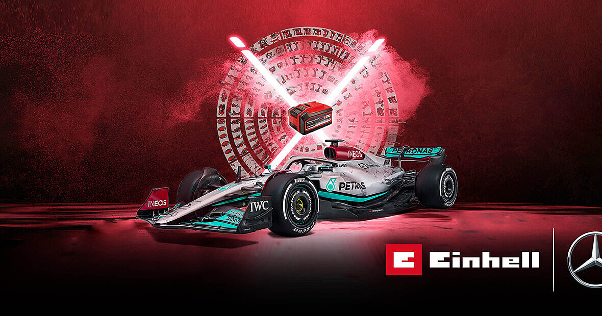 Einhell, Mercedes-AMG PETRONAS F1 Team'in partneridir